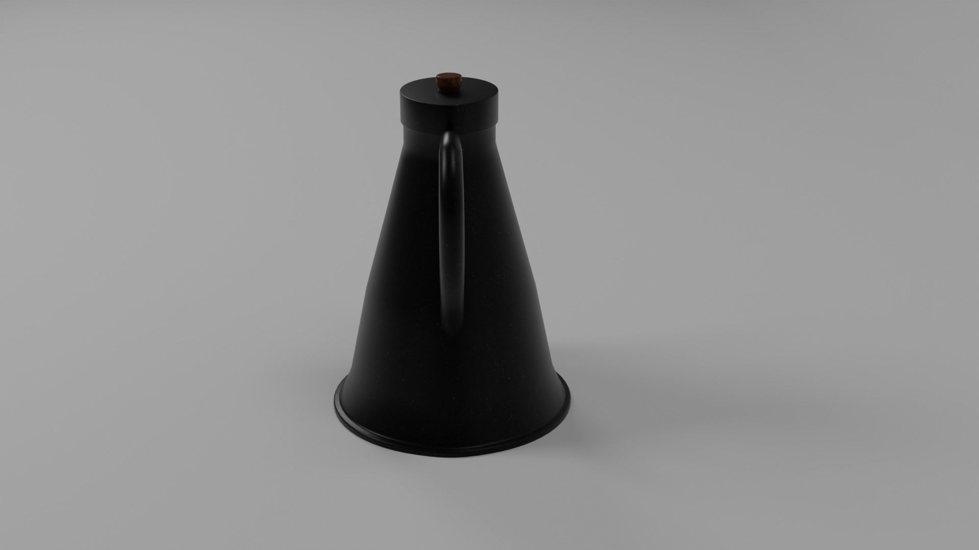 Coffee Pot Low-poly 3D model_4