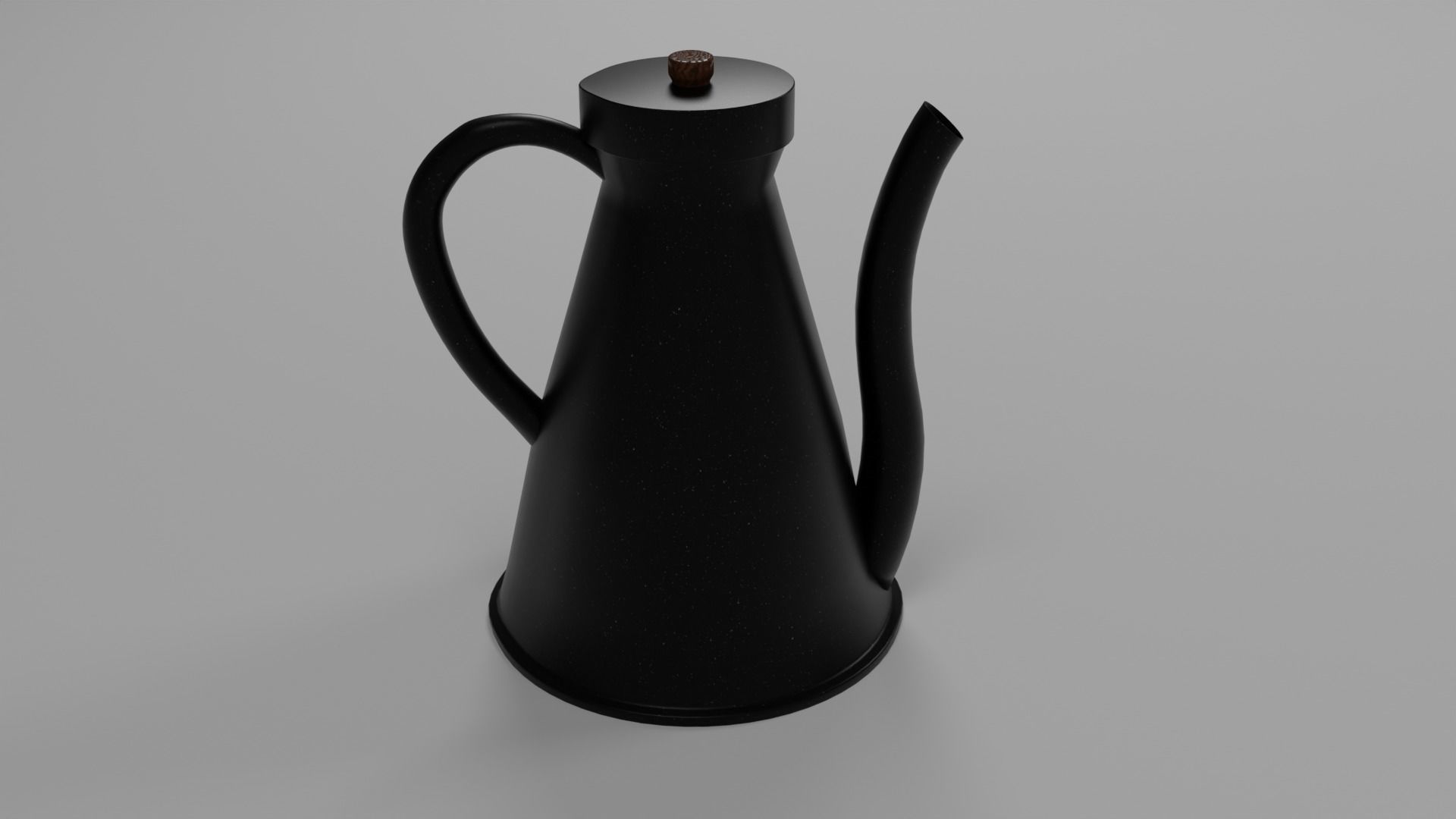 Coffee Pot Low-poly 3D model_6