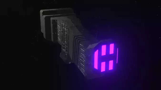 Future Spaceship No6 3D model