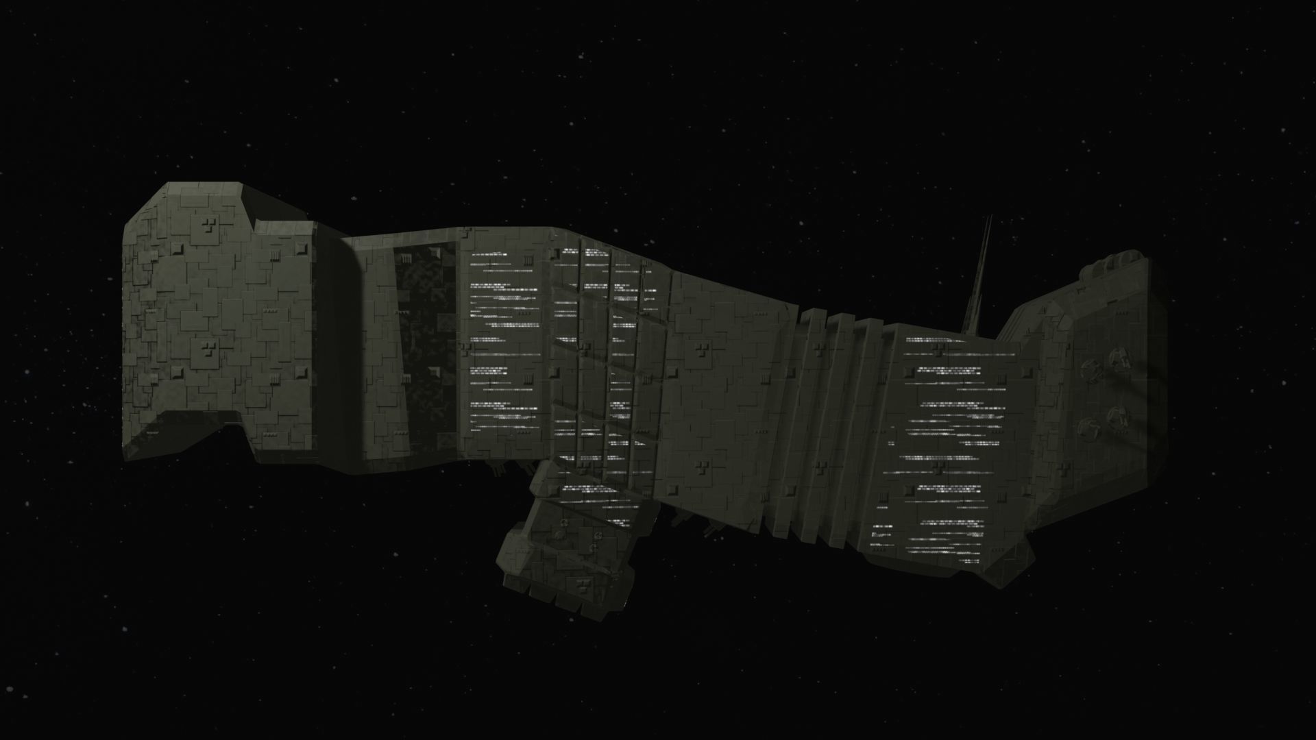 Future Spaceship No6 3D model_5