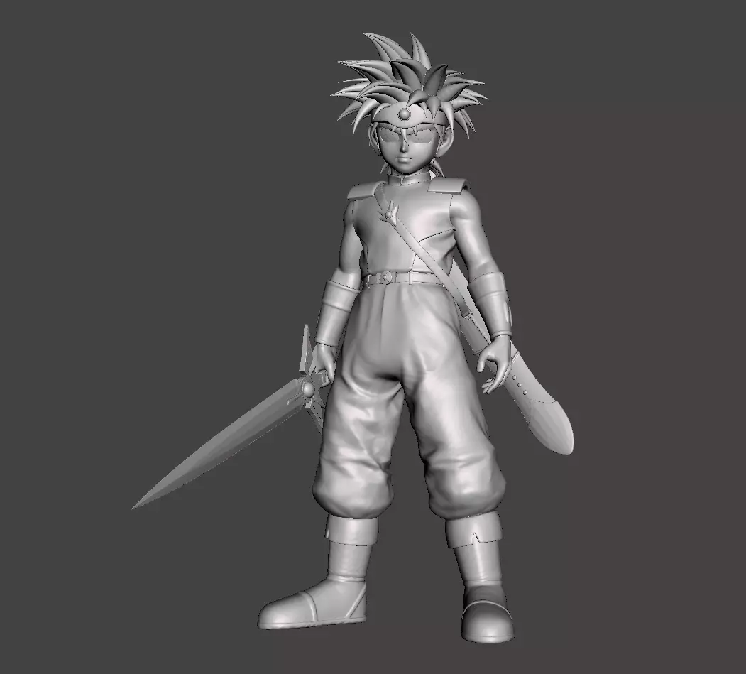 Dai Dragon Quest 3D Model 3D print model