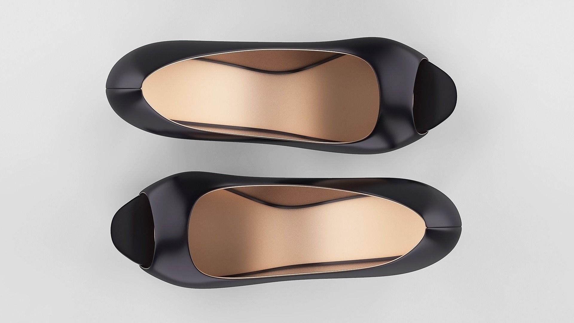 Peep toe stiletto heels 3D model 3D model_15