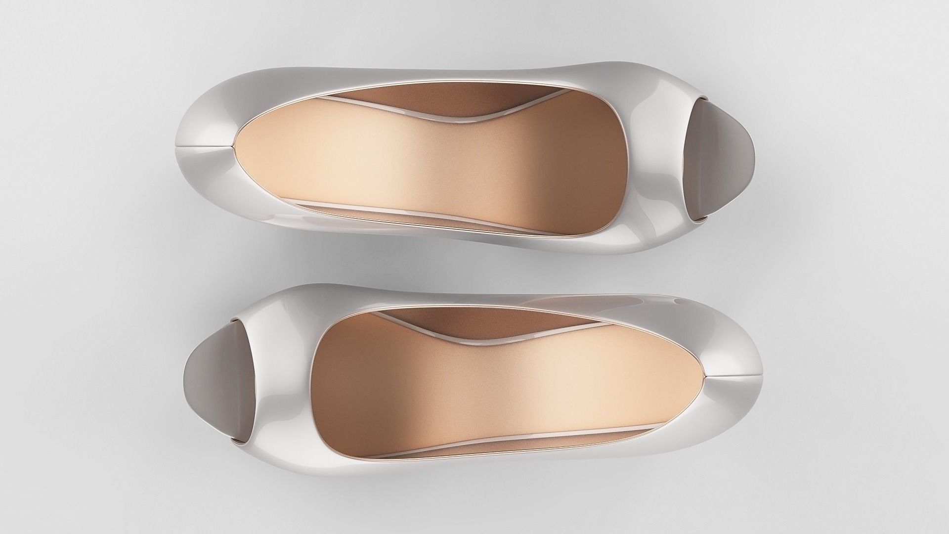 Peep toe stiletto heels 3D model 3D model_22