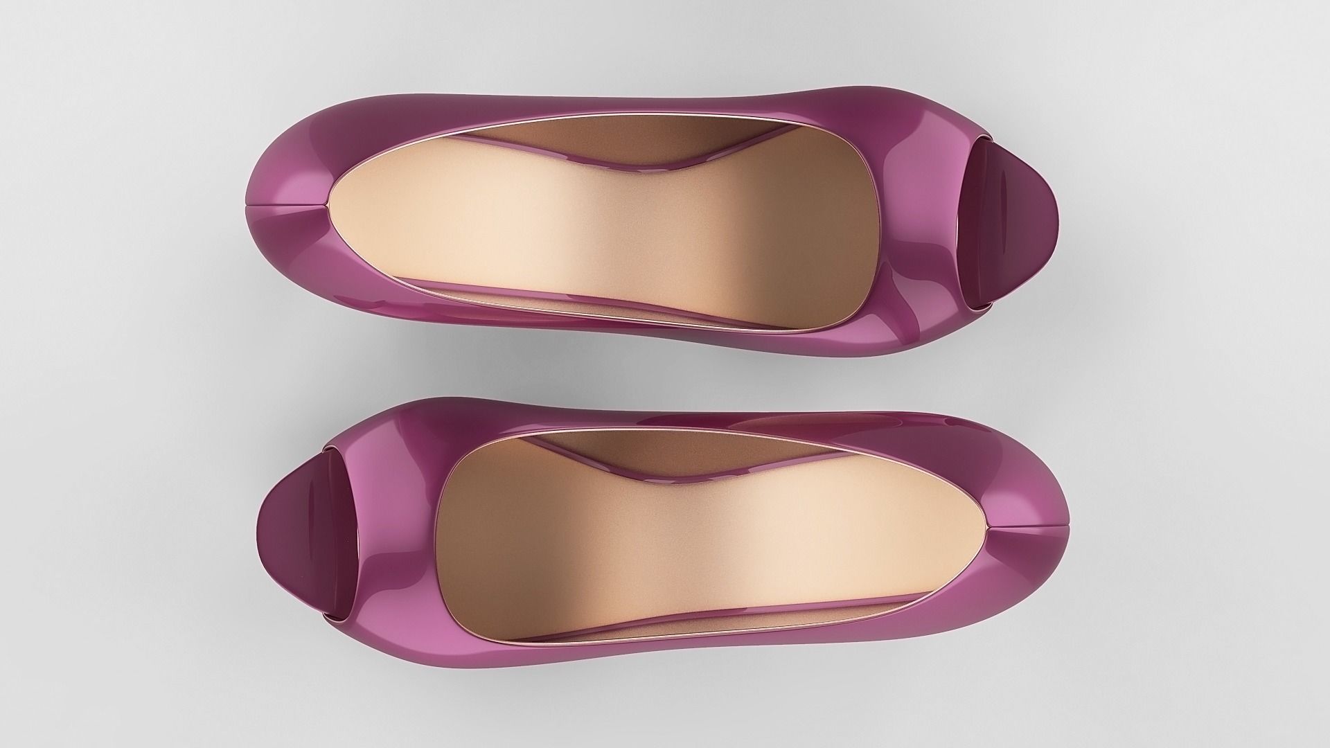 Peep toe stiletto heels 3D model 3D model_50