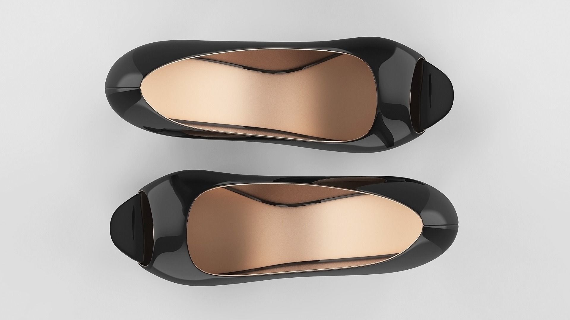 Peep toe stiletto heels 3D model 3D model_6