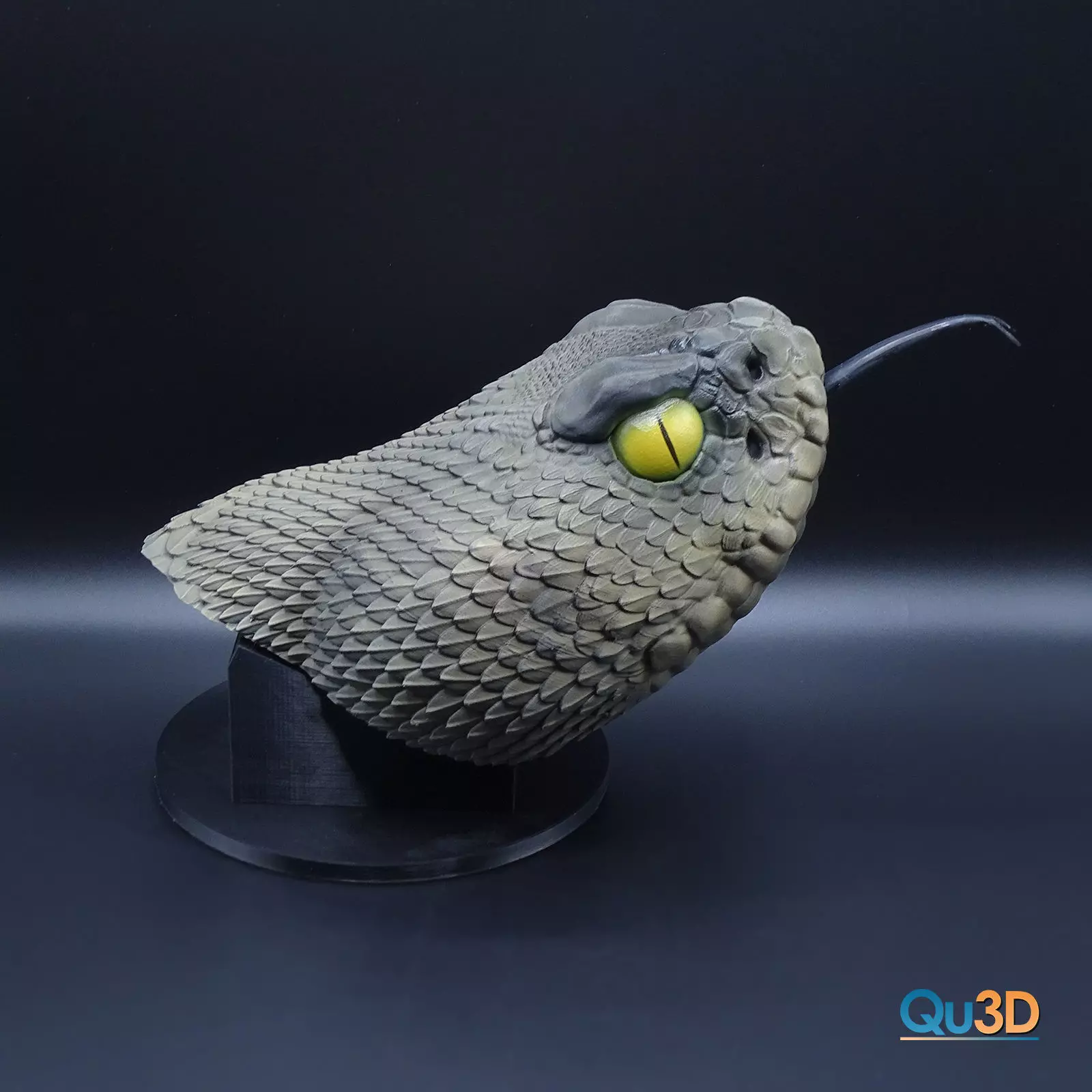 Crotalus-athrox-3D-print-file 3D print model