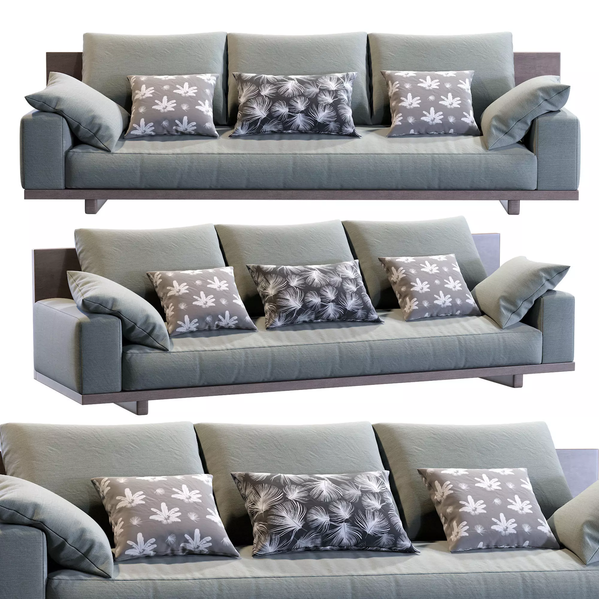 Kobe Sofa By Coco Republic 3D model_0