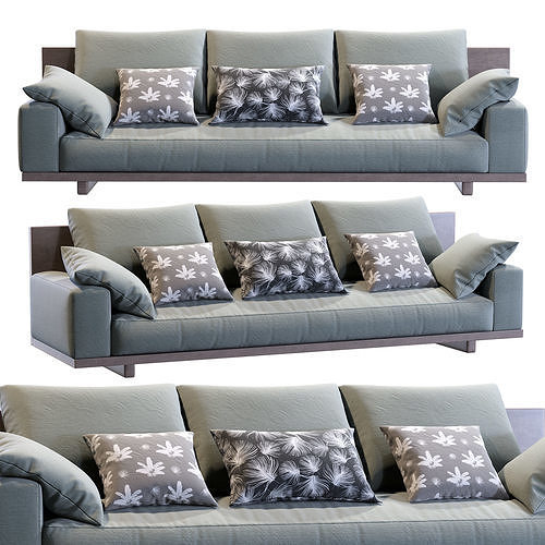 Kobe Sofa By Coco Republic 3D model