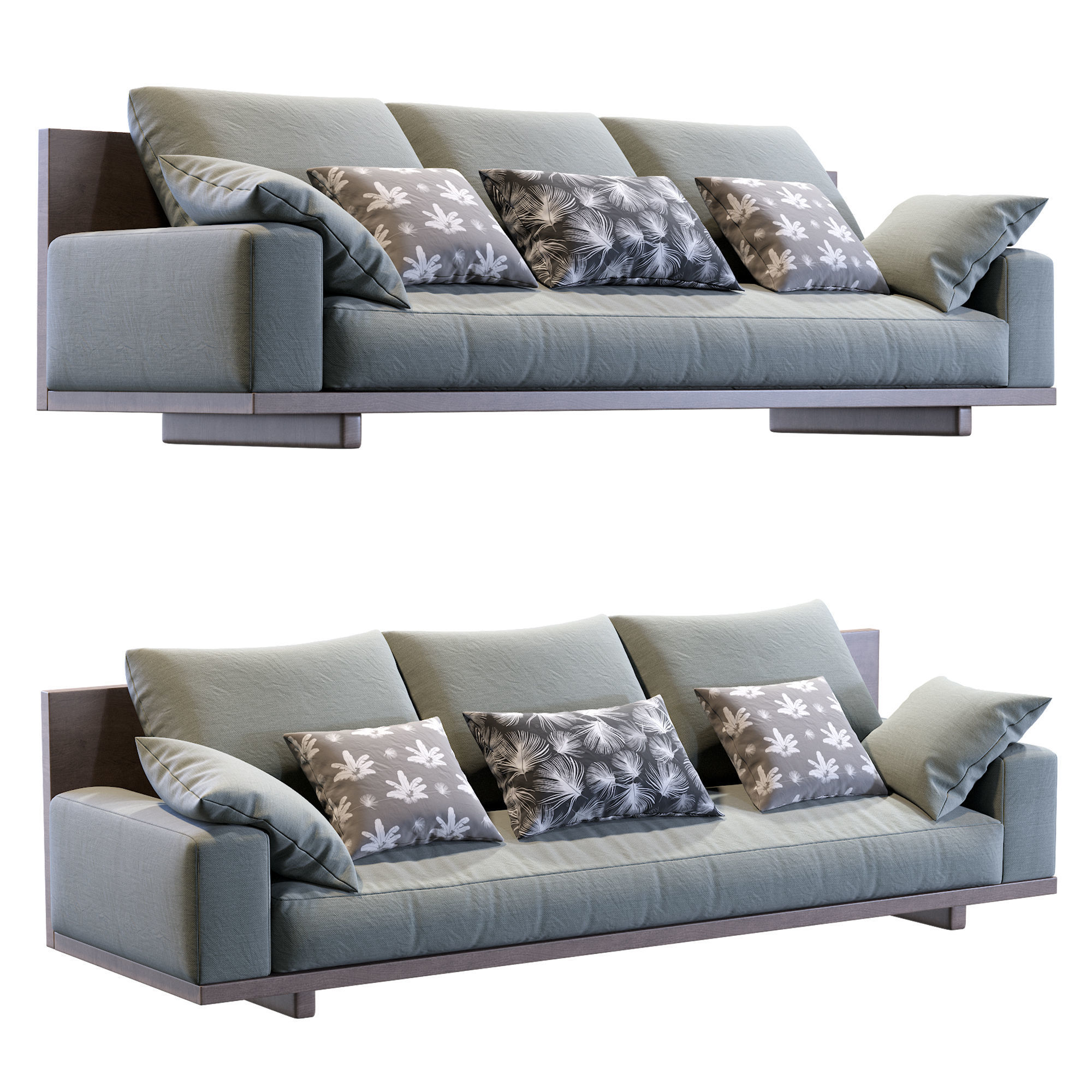 Kobe Sofa By Coco Republic 3D model_3