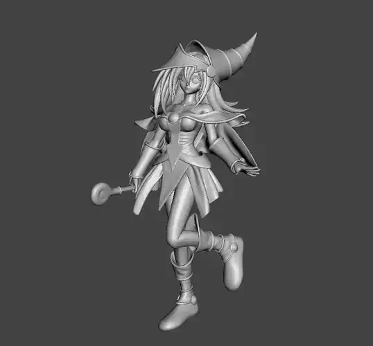 Dark Magician Girl 3D Model 3D print model