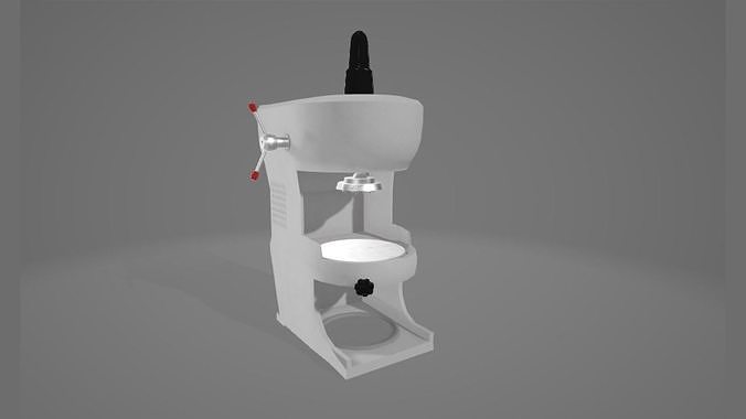 Bingsu Maker Low-poly 3D model