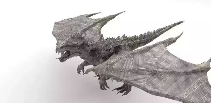 Dragon lizard Viking Dinosaur Statue  2