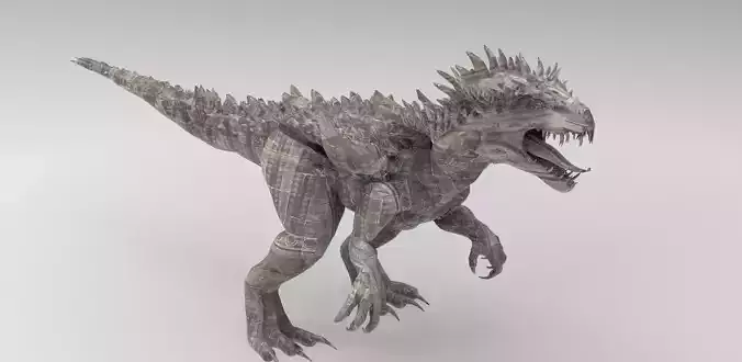 Dragon lizard Viking Dinosaur Statue 3 