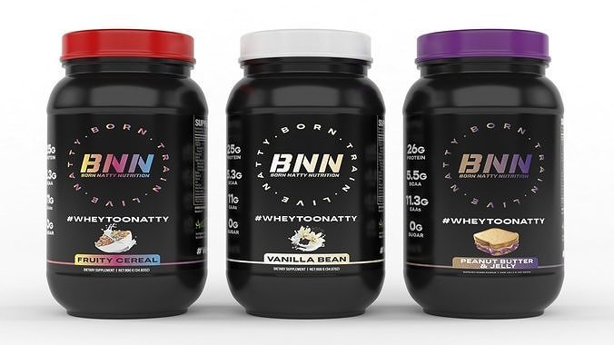 Protein Powder 3D model