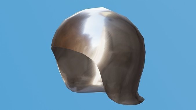 Open Sallet Low-poly 3D model