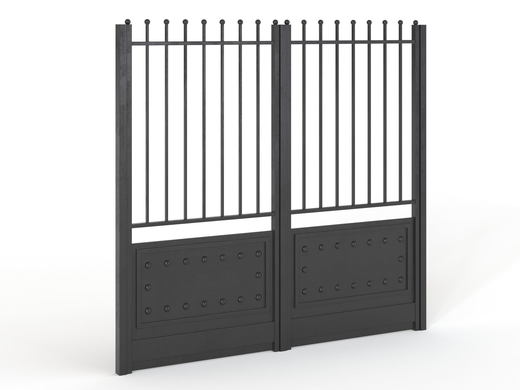 Iron Gate 3D model_7