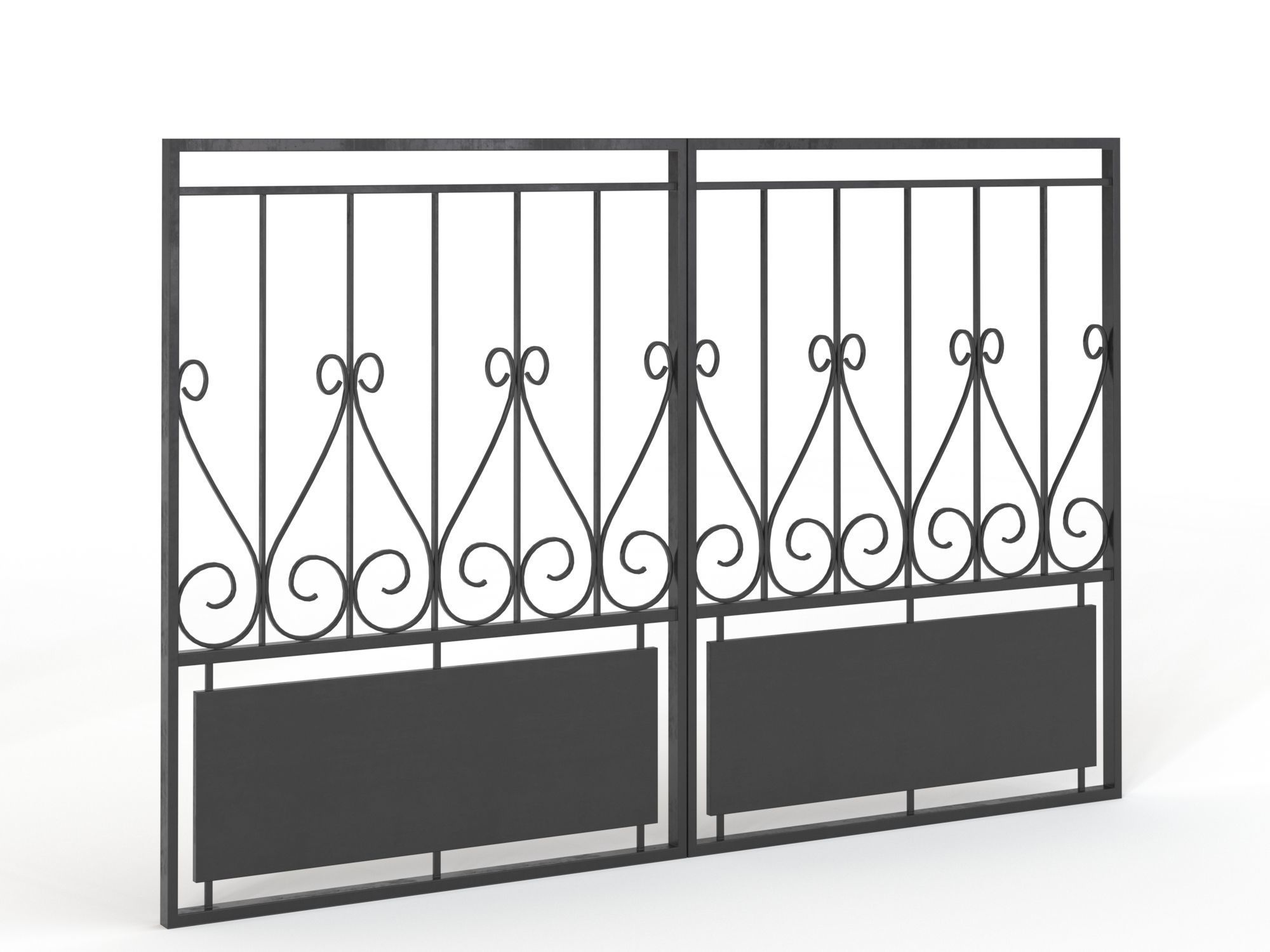 Iron Gate 3D model_6