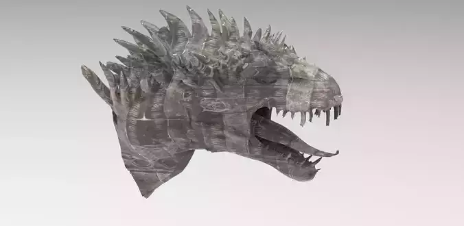 Dragon lizard Viking Dinosaur Statue head 2 new 