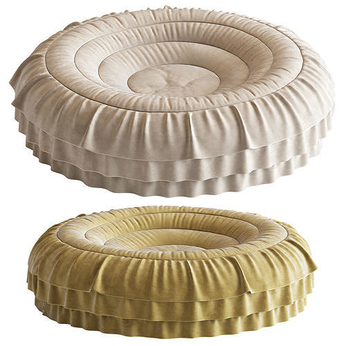 Pouf N17 3D model 6