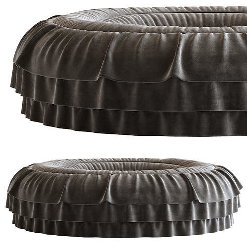 Pouf N17 3D model 5