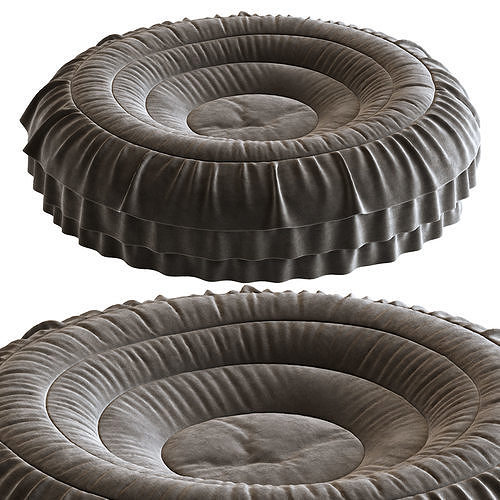 Pouf N17 3D model 2