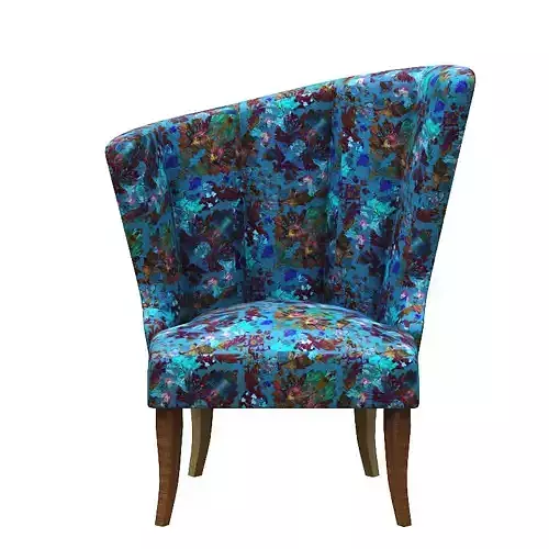 Armchair floral upholstered chair
