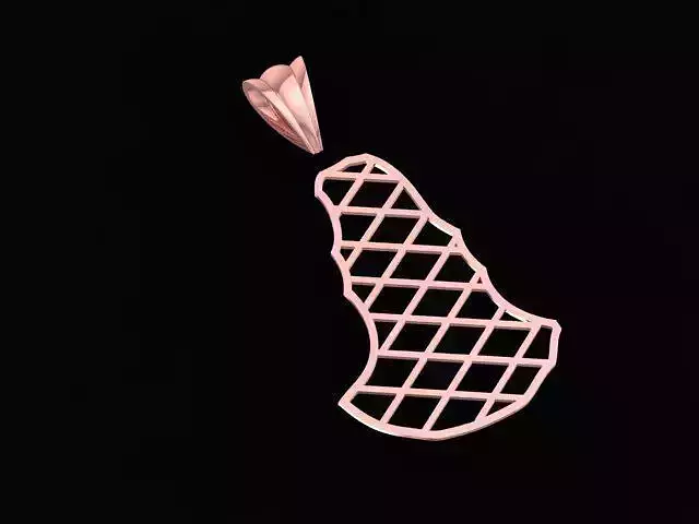 Artistic Mesh Pendant 3D Model 3157 3D print model