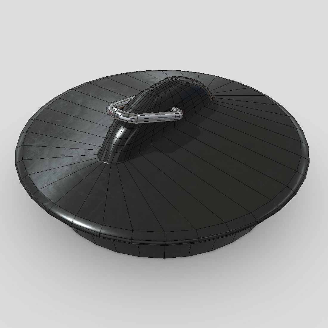 Sink Plug 3 Low-poly 3D model_6