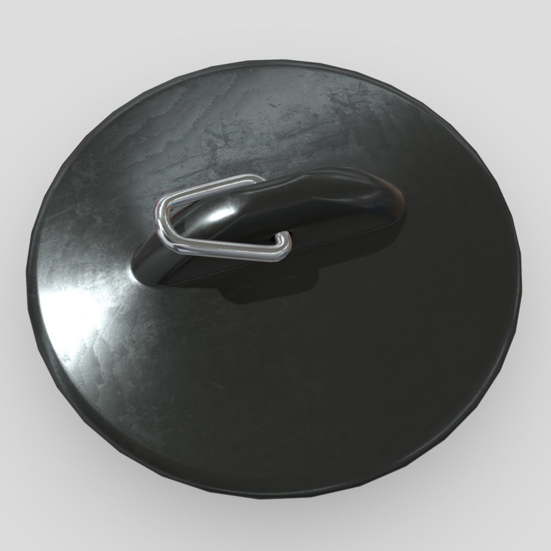 Sink Plug 3 Low-poly 3D model_7