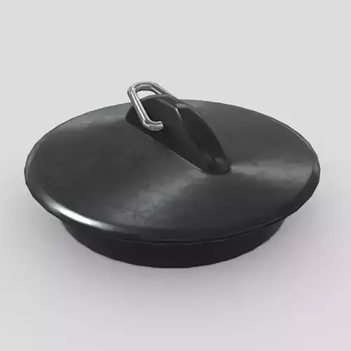 Sink Plug 3 Low-poly 3D model