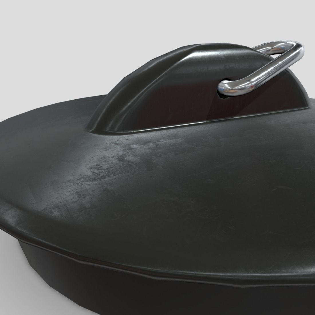 Sink Plug 3 Low-poly 3D model_13