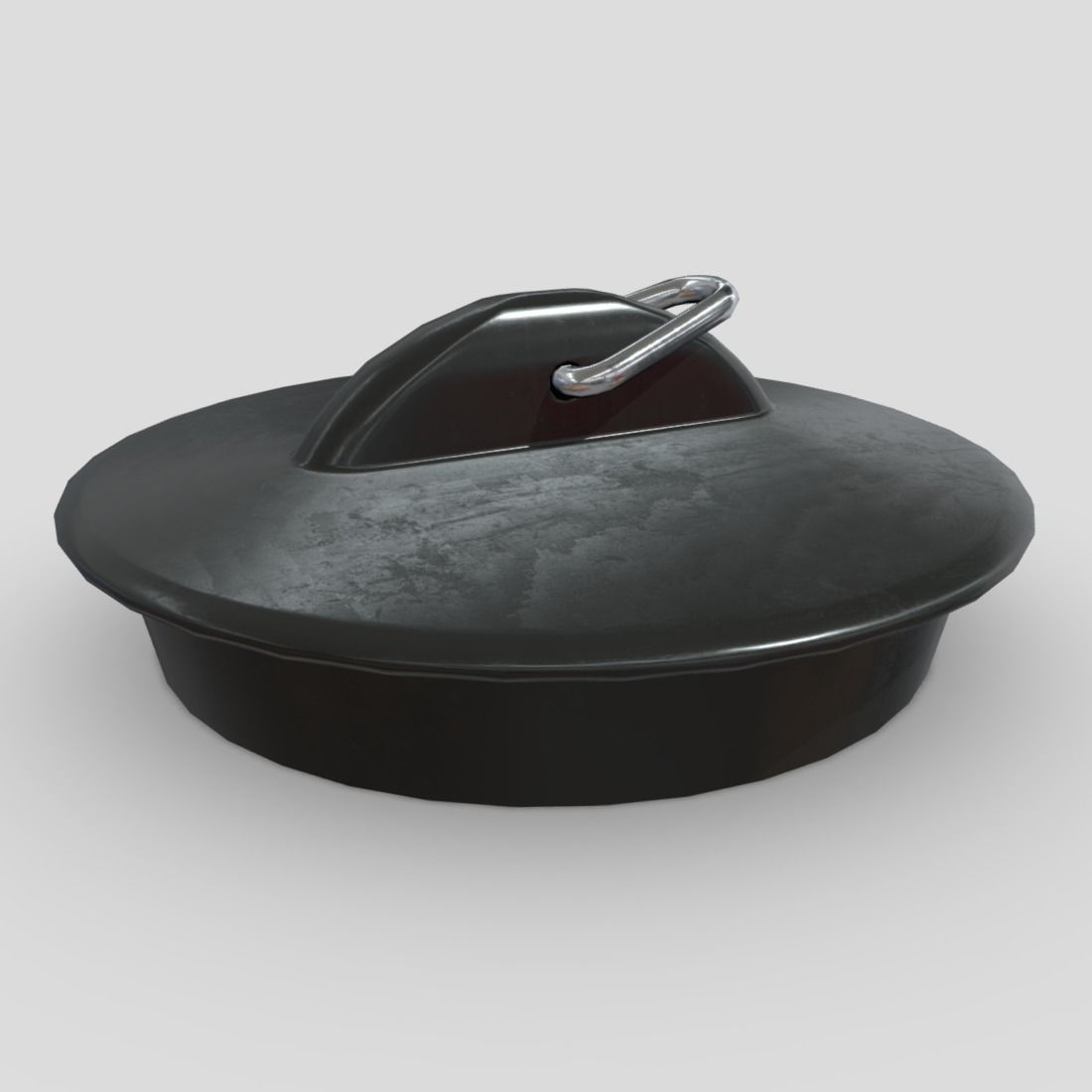 Sink Plug 3 Low-poly 3D model_11