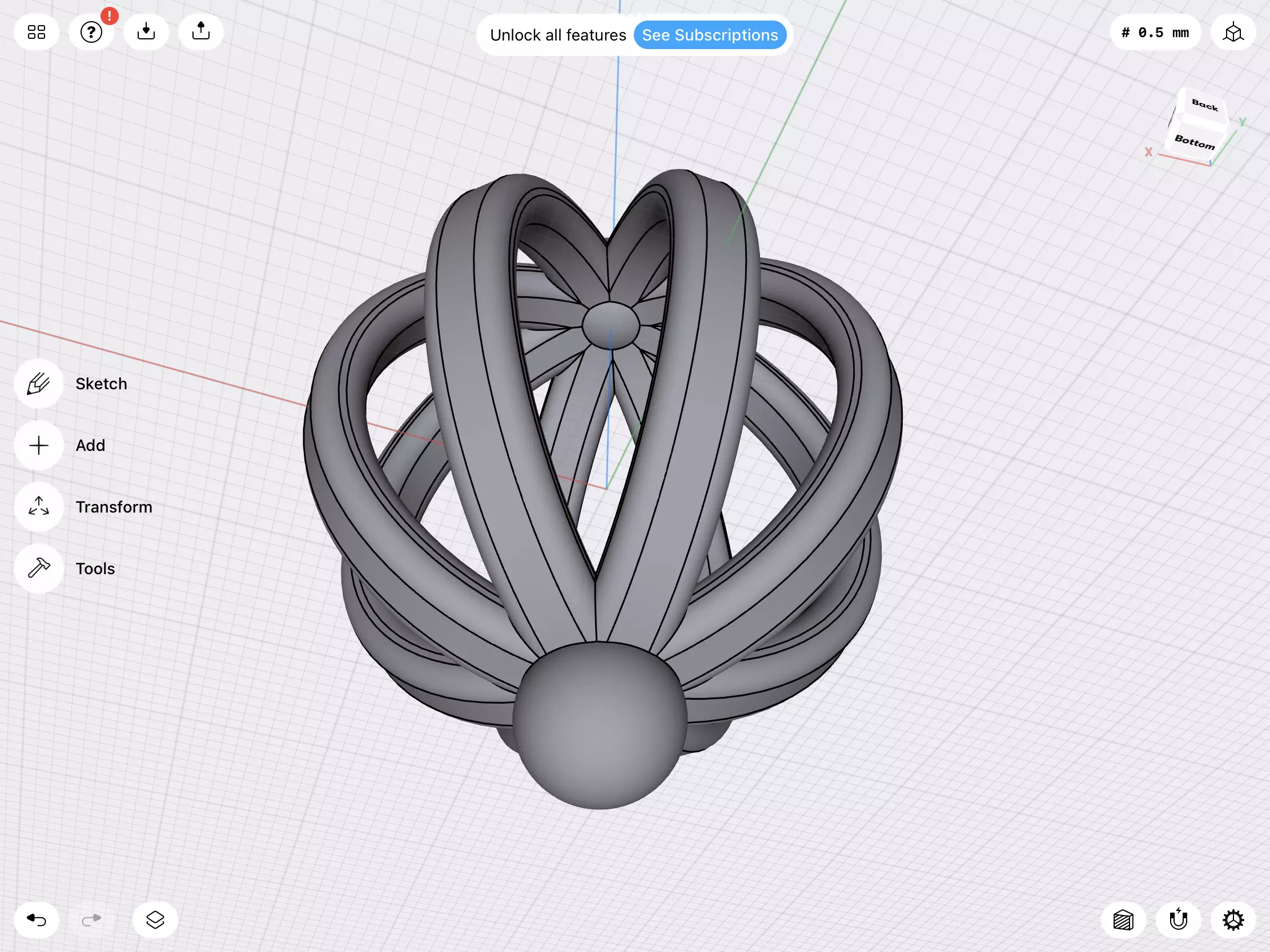 Bead cage stl 3D print model_0