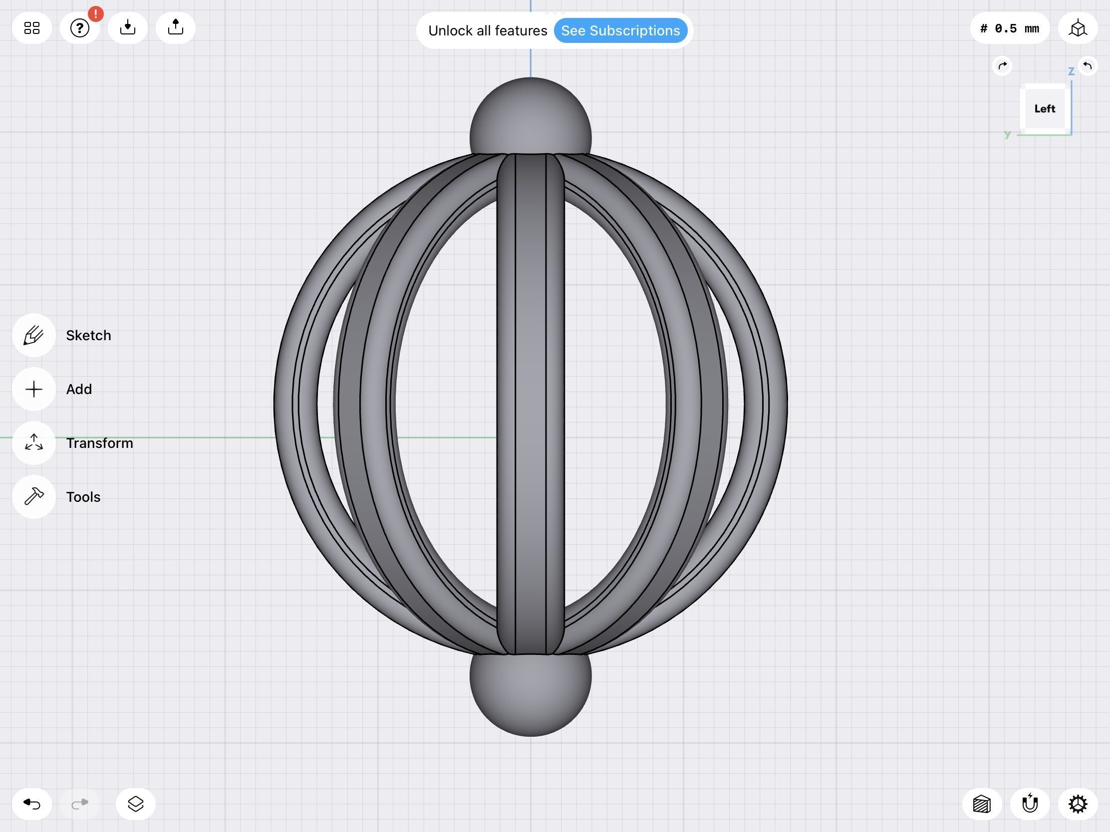 Bead cage stl 3D print model_3