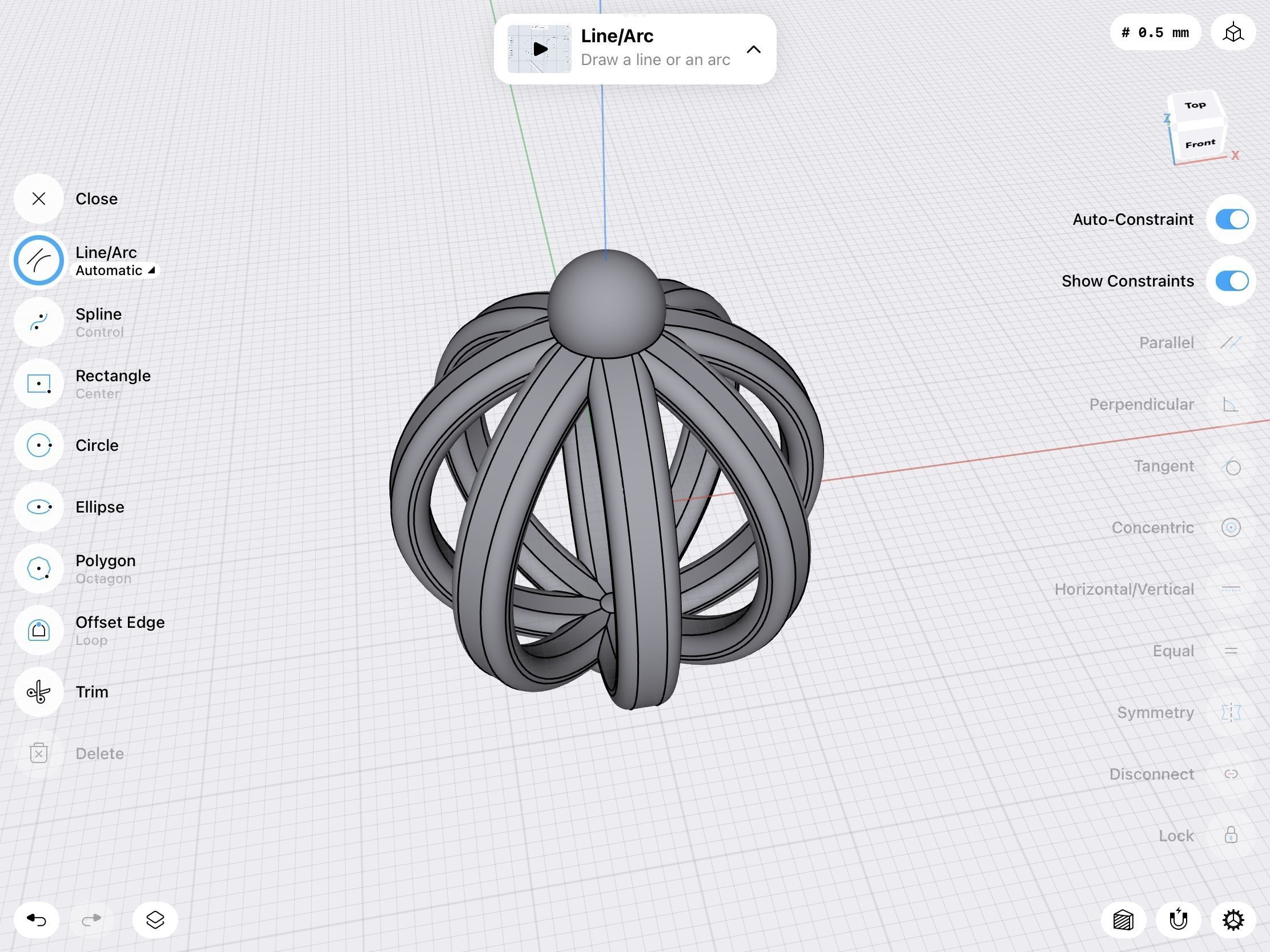 Bead cage stl 3D print model_2