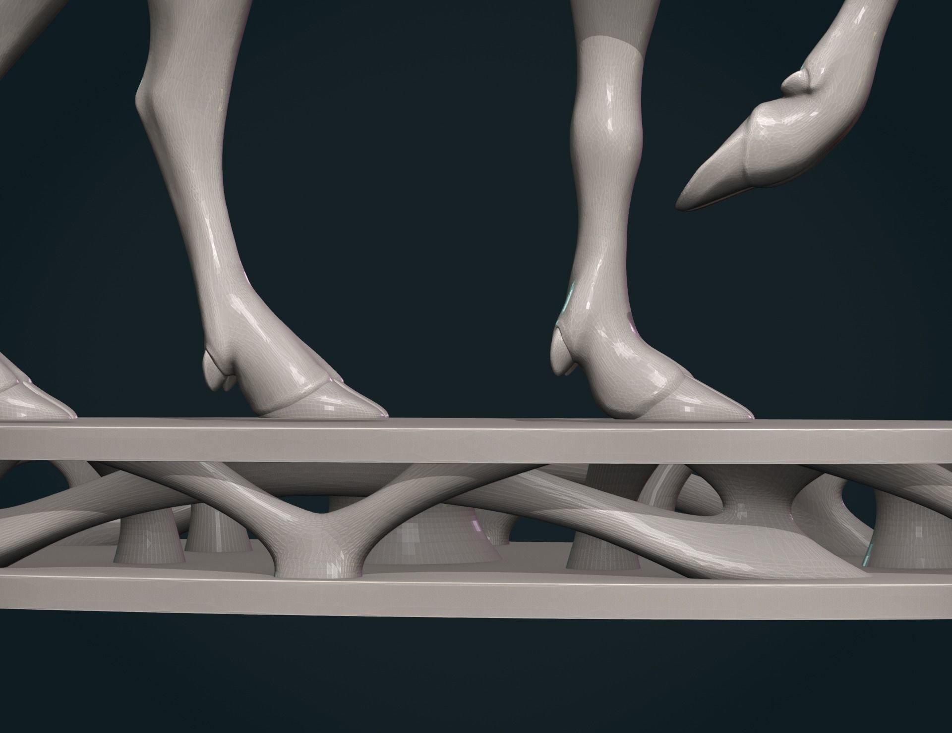 Moose sculpture 3D print model_7