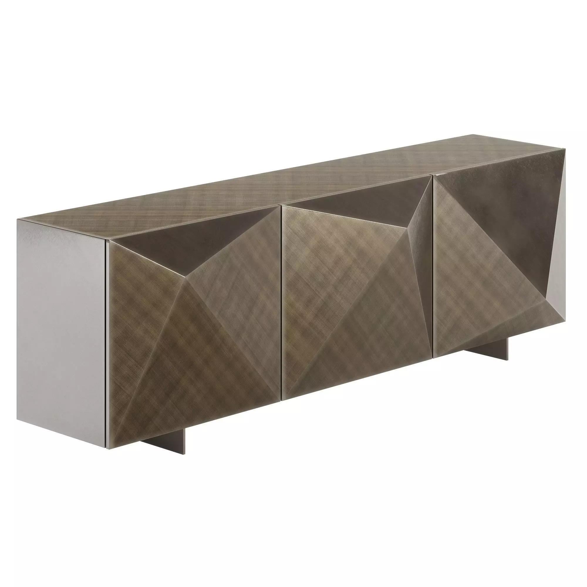 CATTELAN KAYAK METAL BRASS Low-poly 3D model