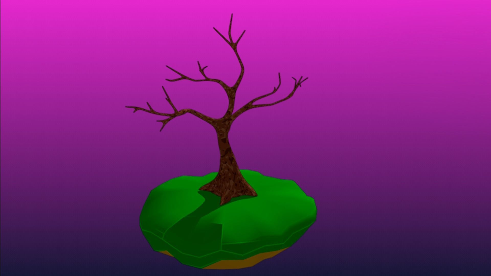 Lowpoly Trees collection Sakura tree Low-poly 3D model Low-poly 3D model_43