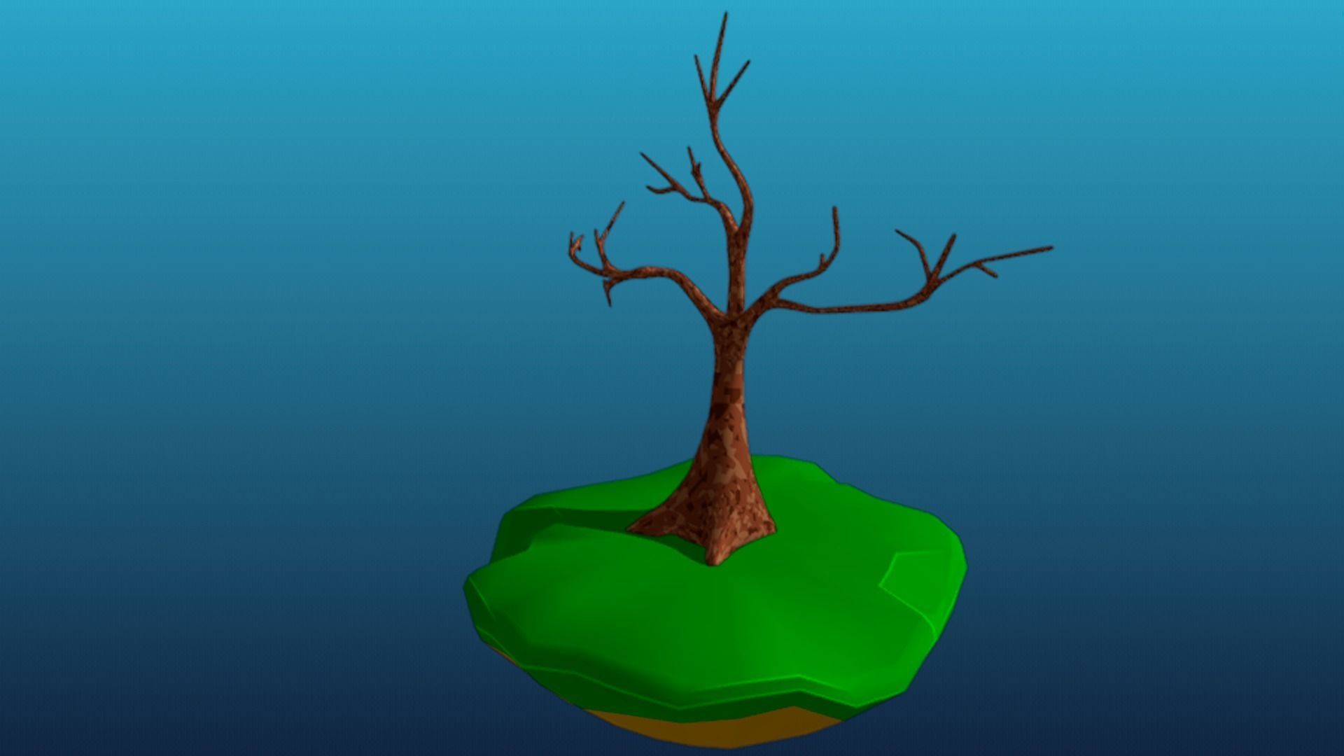 Lowpoly Trees collection Sakura tree Low-poly 3D model Low-poly 3D model_9