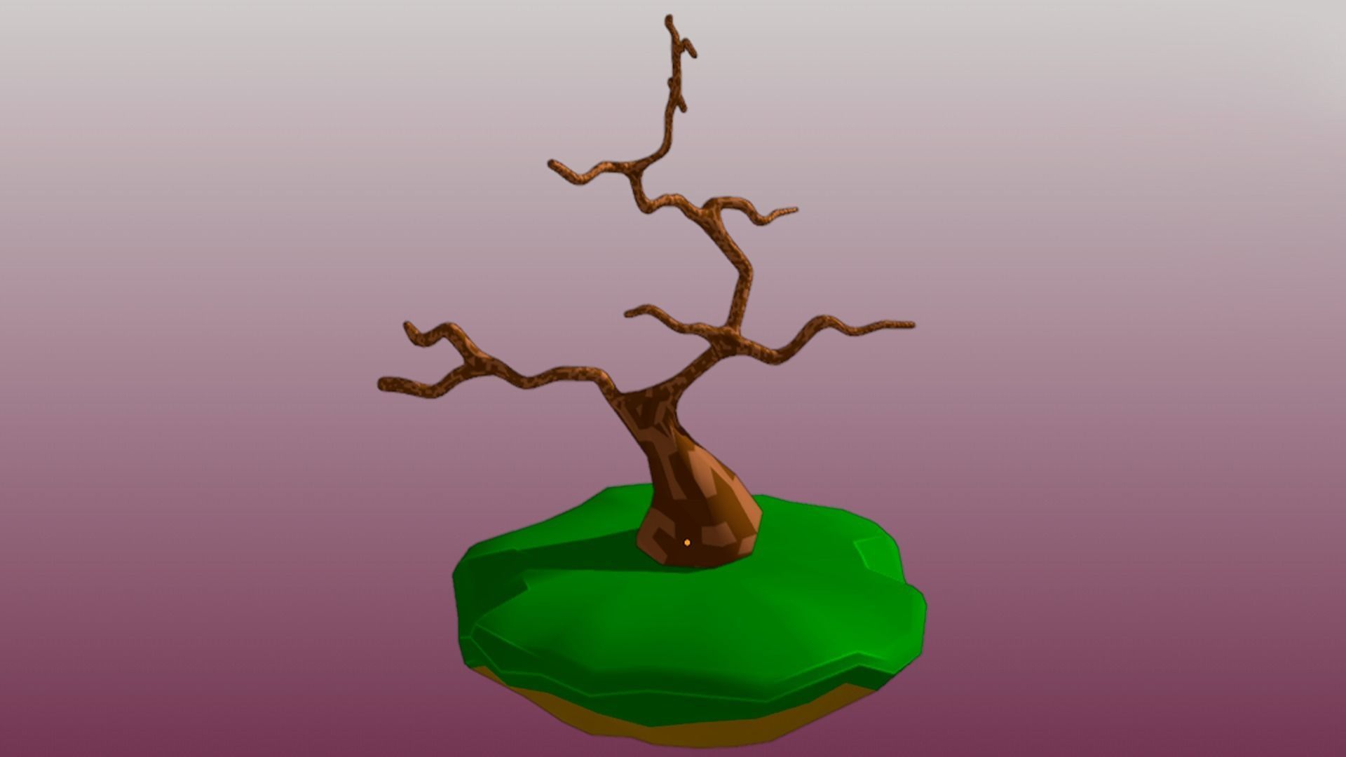 Lowpoly Trees collection Sakura tree Low-poly 3D model Low-poly 3D model_16