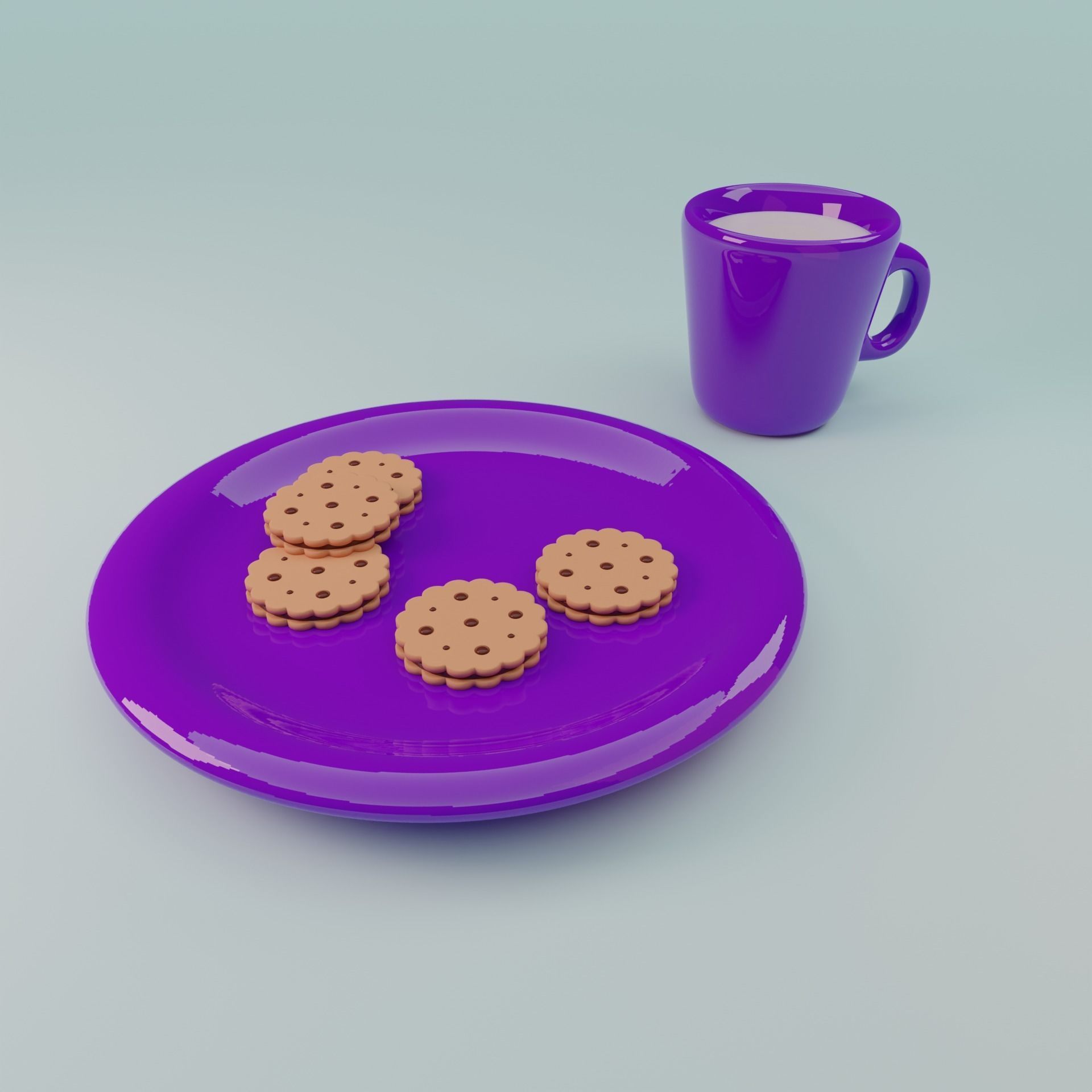 COOKIE BUSCUIT 3D model_5