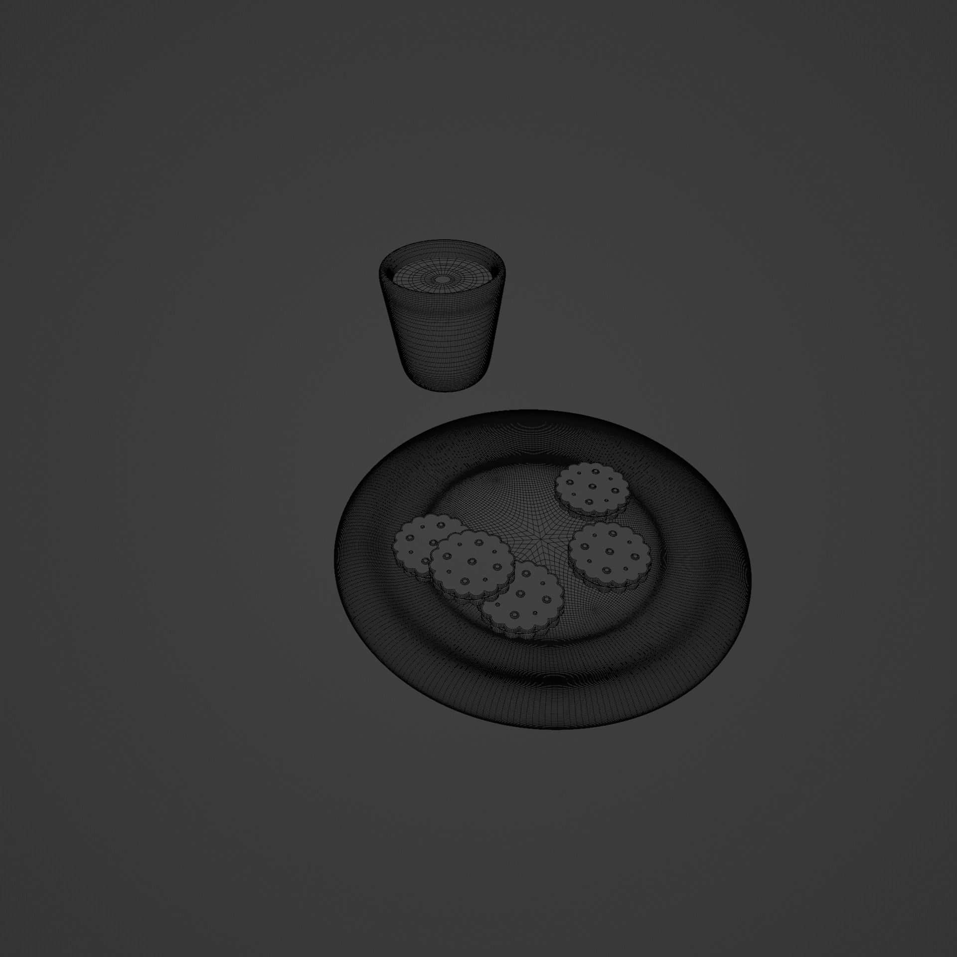 COOKIE BUSCUIT 3D model_4