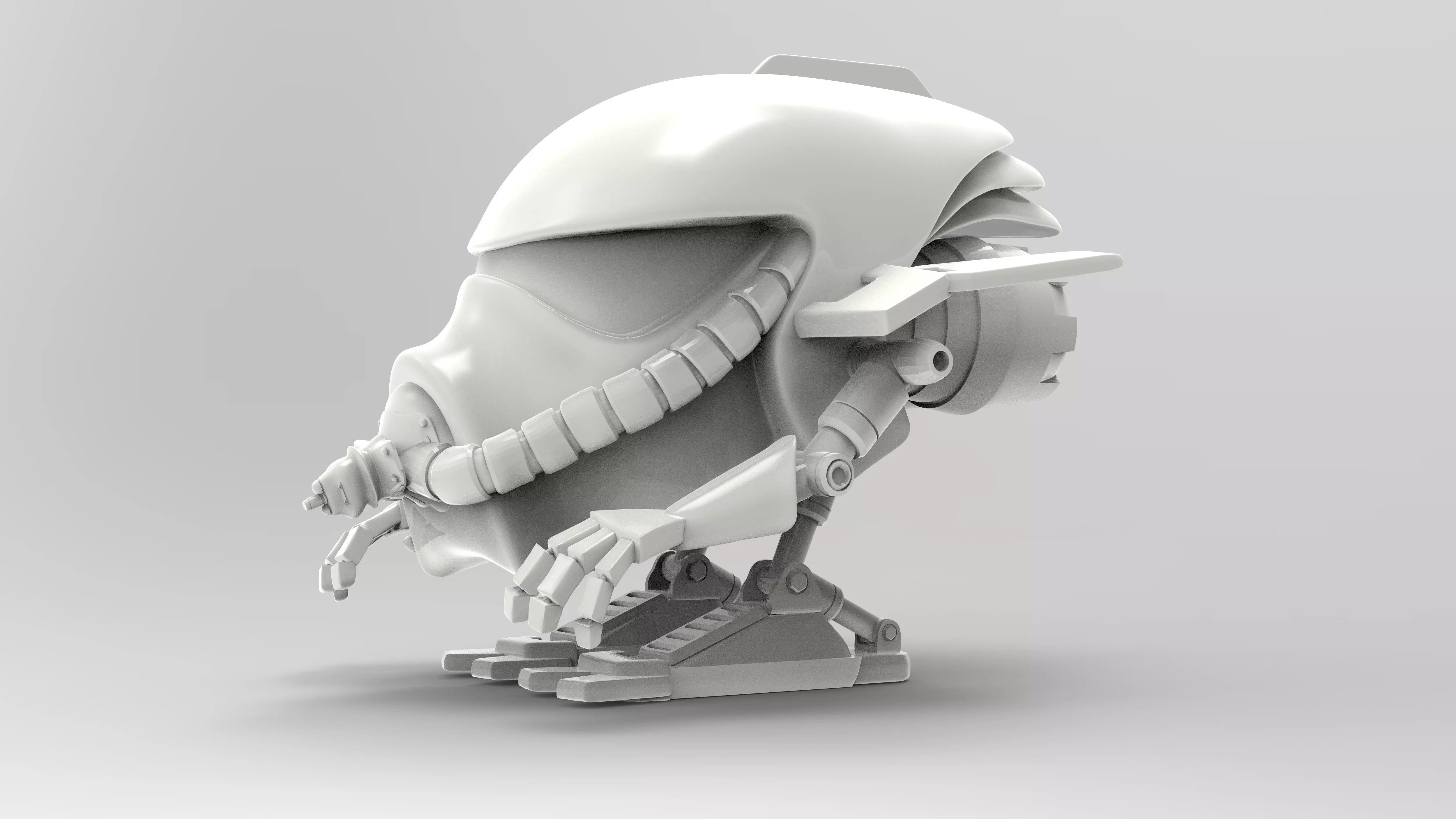 Jetroid Robothelmets Series Sci Fi 3D print model_0