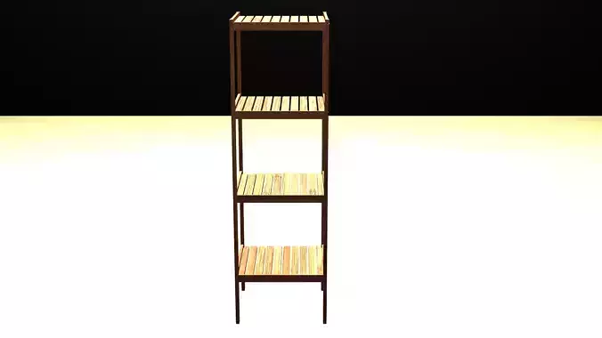 Bamboo 4 Tier Shelf