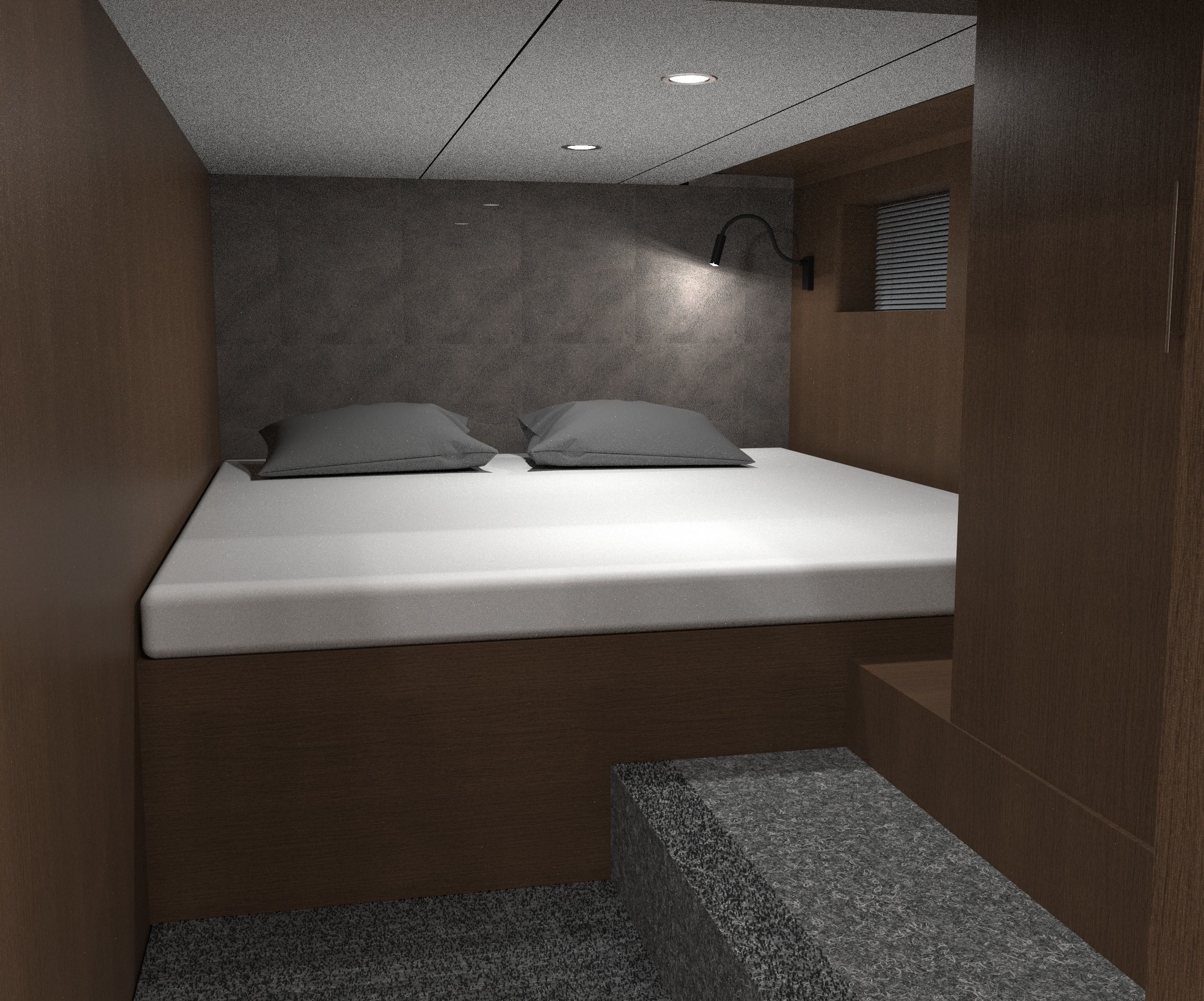 14 m Trawler Motor yacht 3D model_8