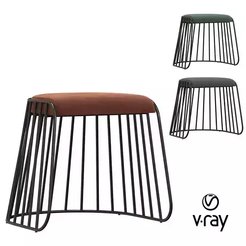 Brides Veil Low Stool