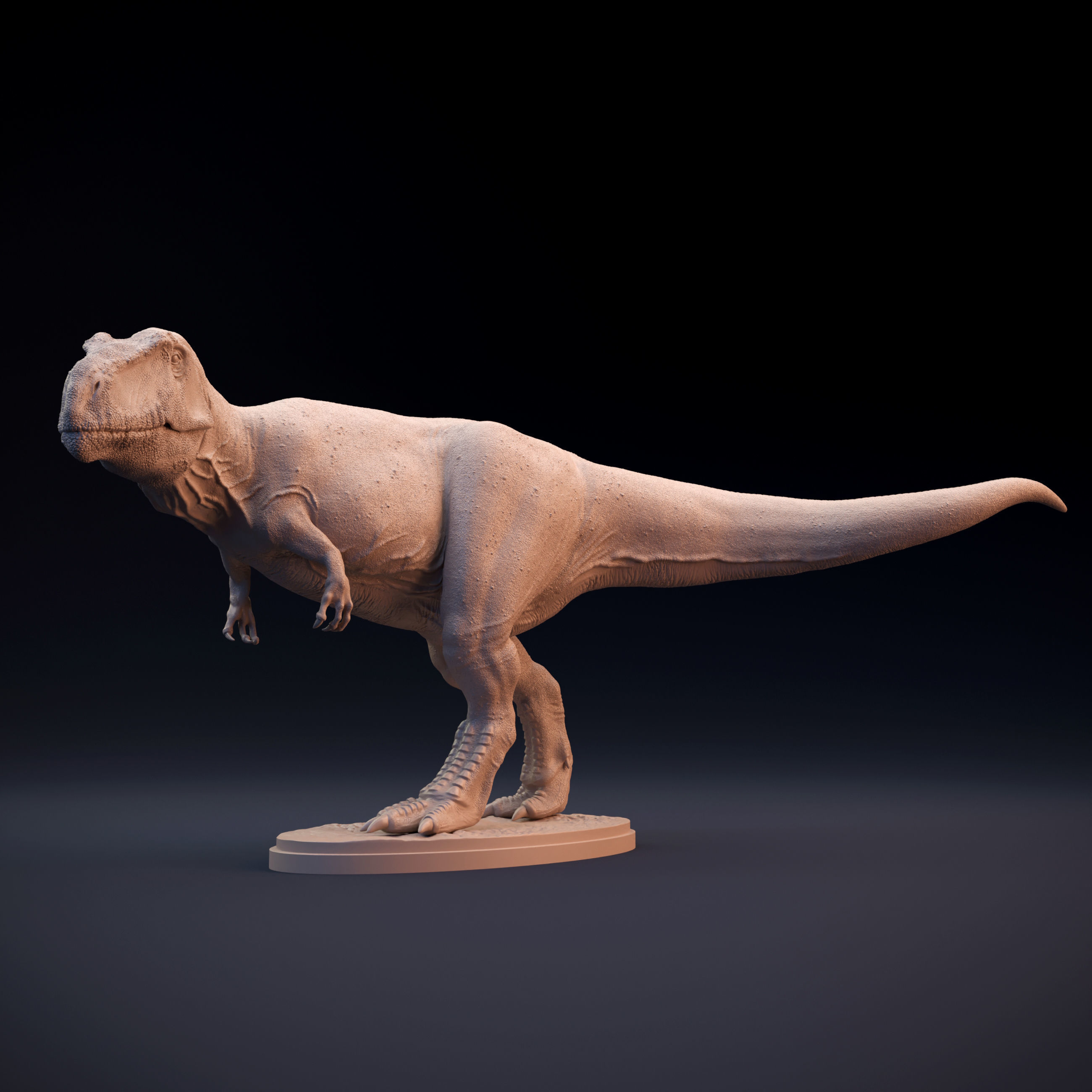 Giganotosaurus walking  3D print model_7