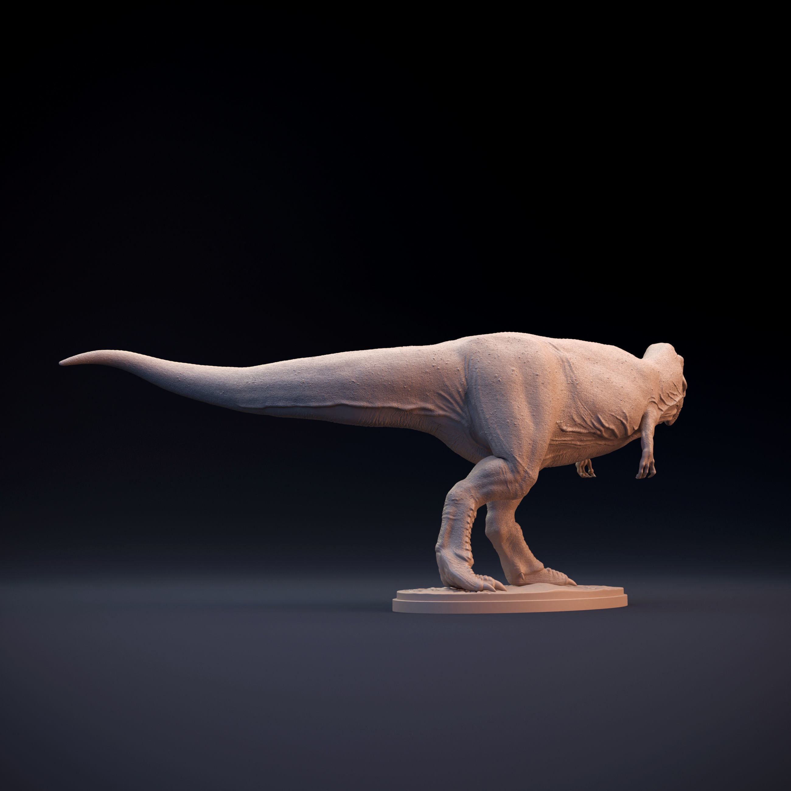 Giganotosaurus walking  3D print model_8