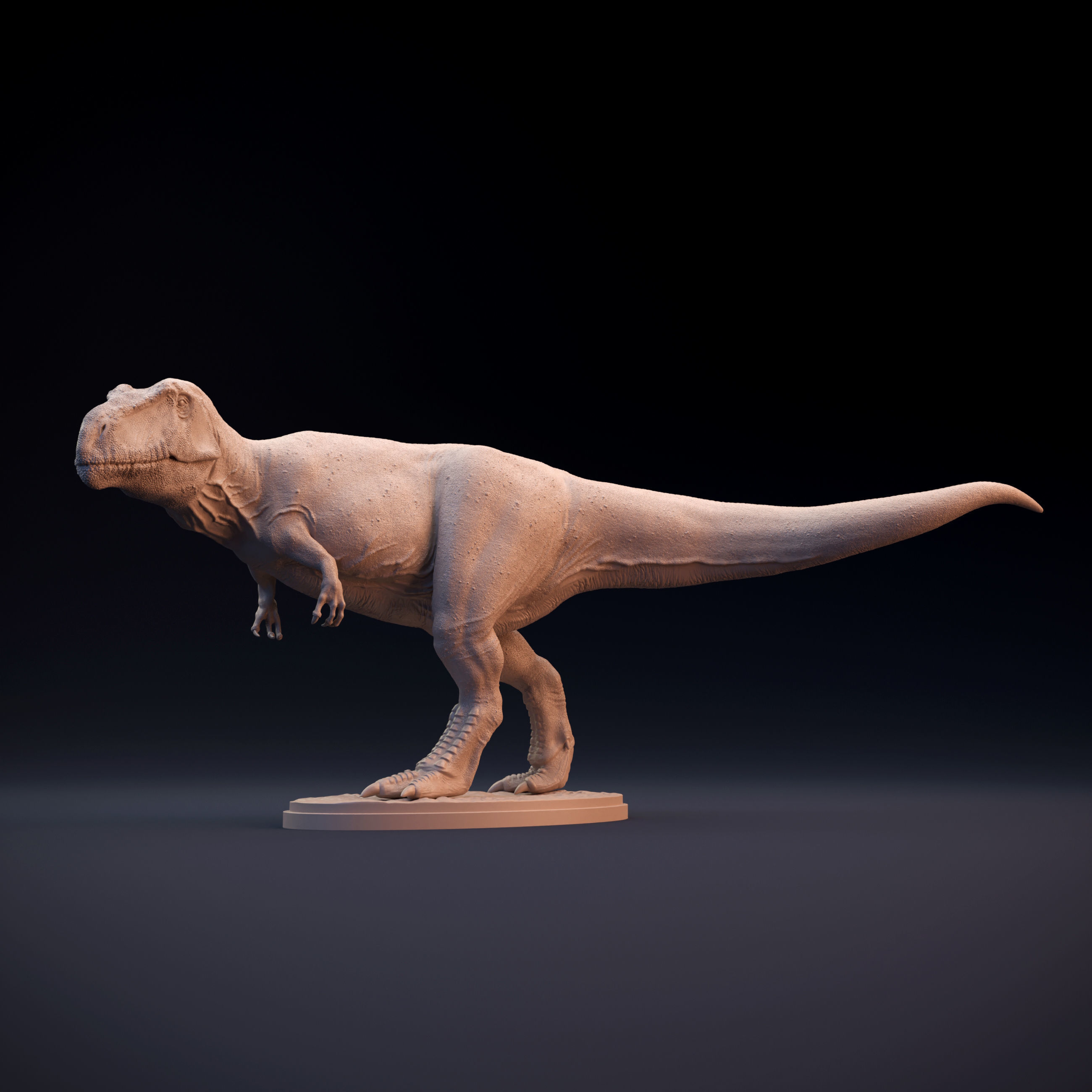 Giganotosaurus walking  3D print model_1