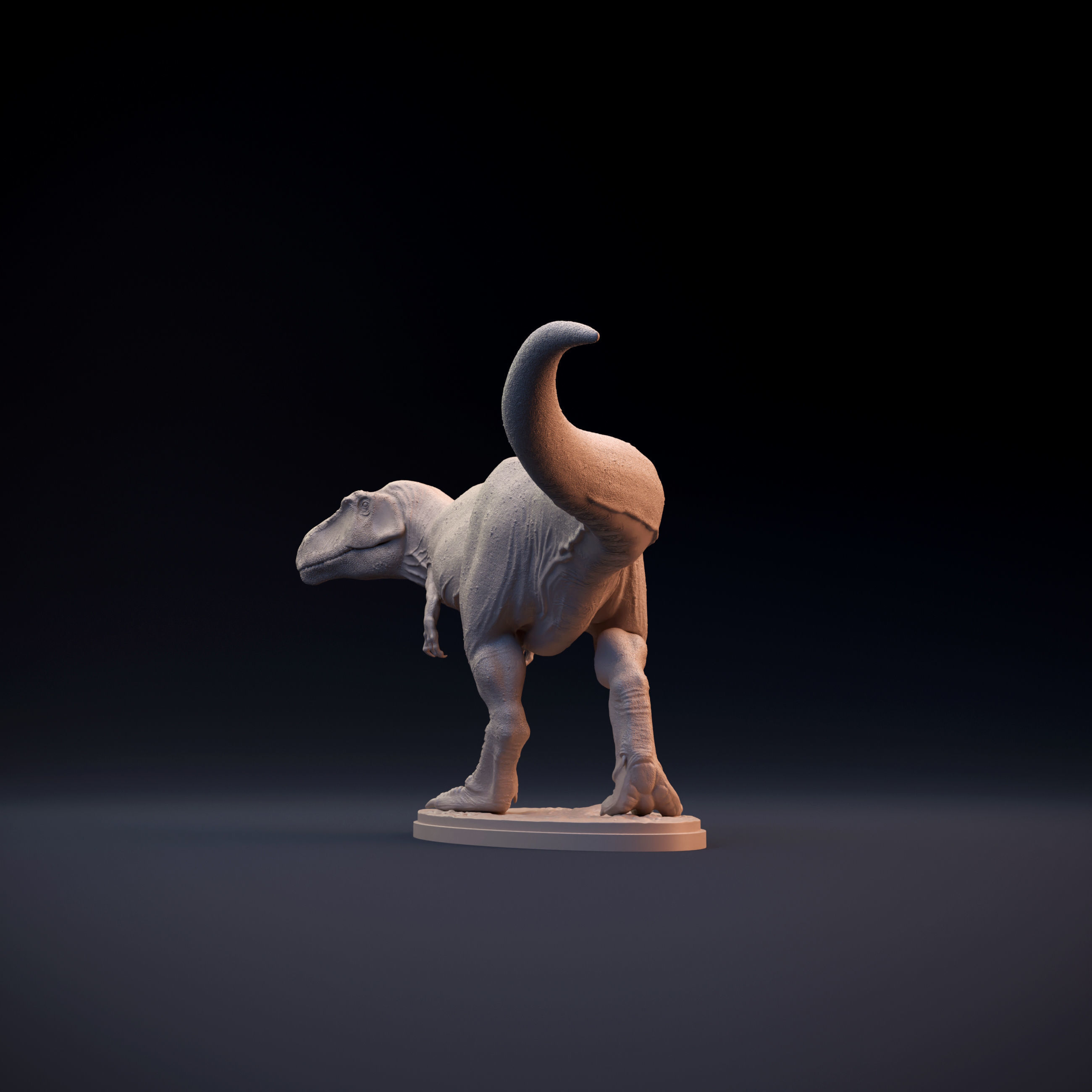 Giganotosaurus walking  3D print model_9